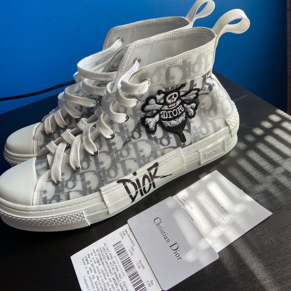 Dior x Sussy b23 high top sneaker